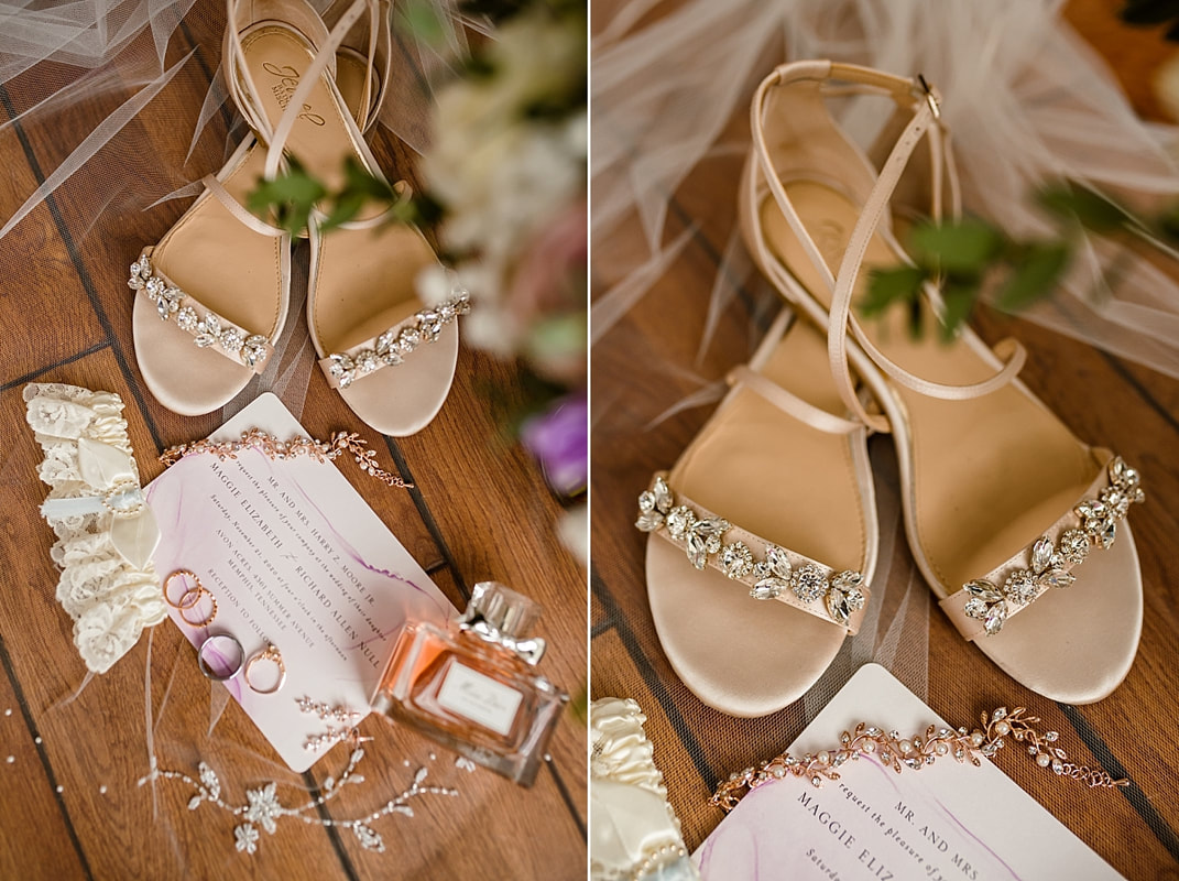 Bridal Details at Avon Acres in Memphis, TN