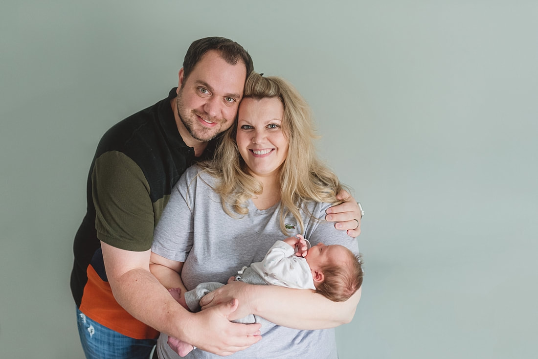 Family Portraits during newborn session by Sarah Morris Photography in Collierville, TN