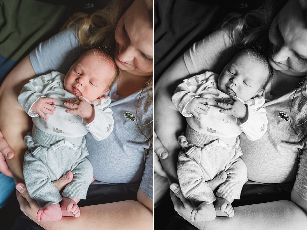 Family Portraits during newborn session by Sarah Morris Photography in Collierville, TN