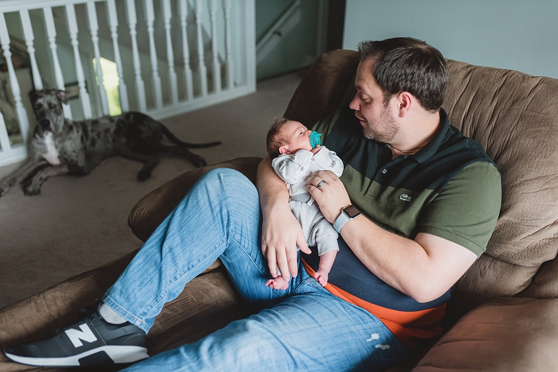 Family Portraits during newborn session by Sarah Morris Photography in Collierville, TN