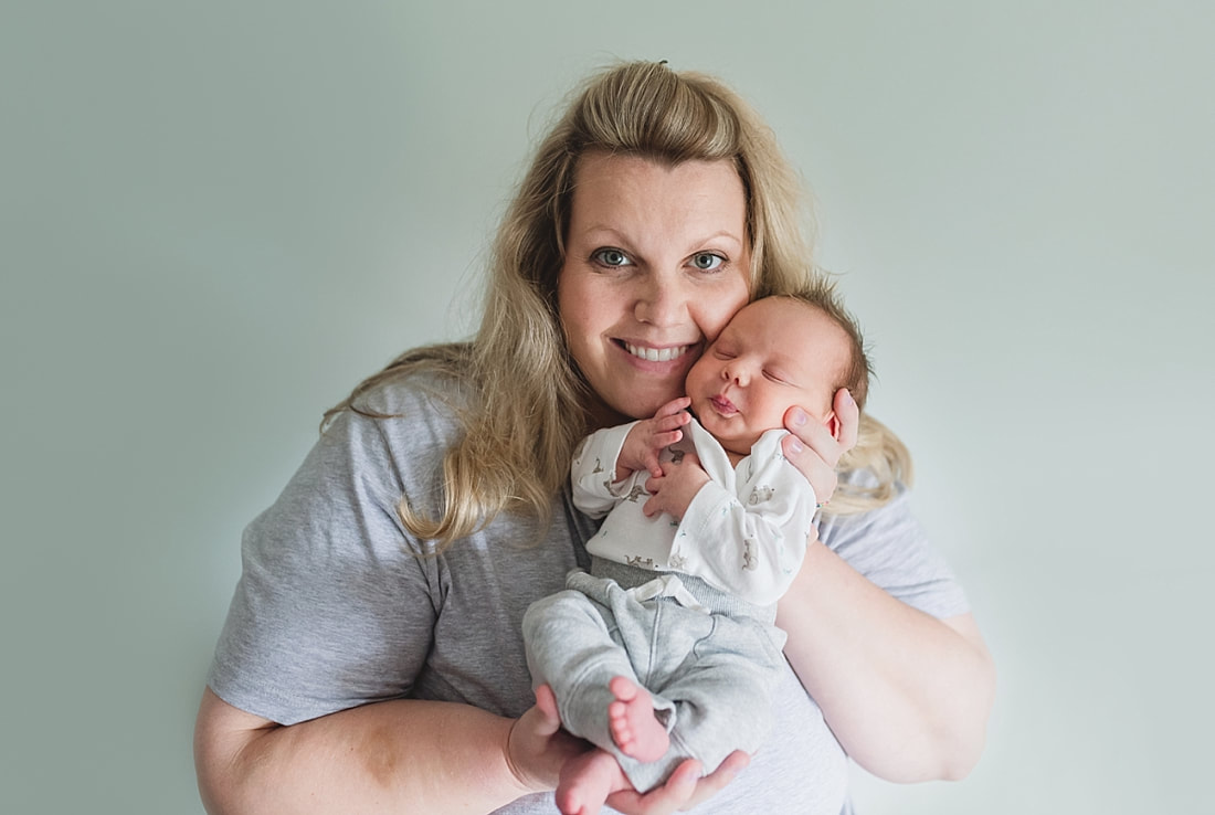 Family Portraits during newborn session by Sarah Morris Photography in Collierville, TN