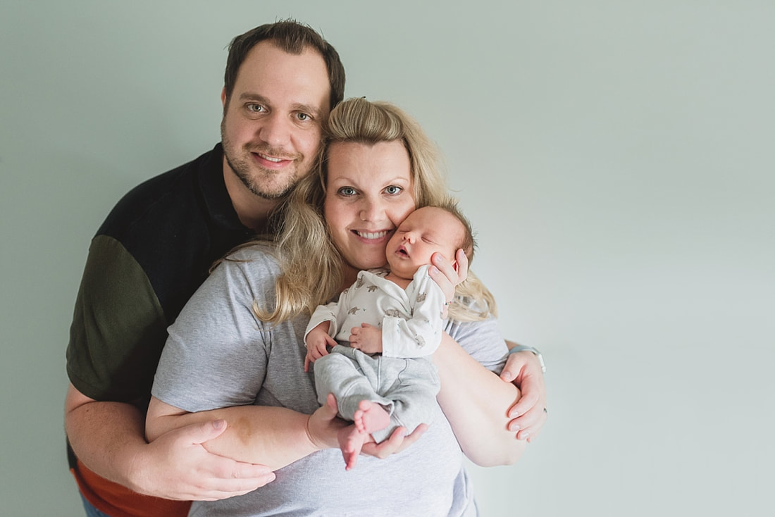 Family Portraits during newborn session by Sarah Morris Photography in Collierville, TN