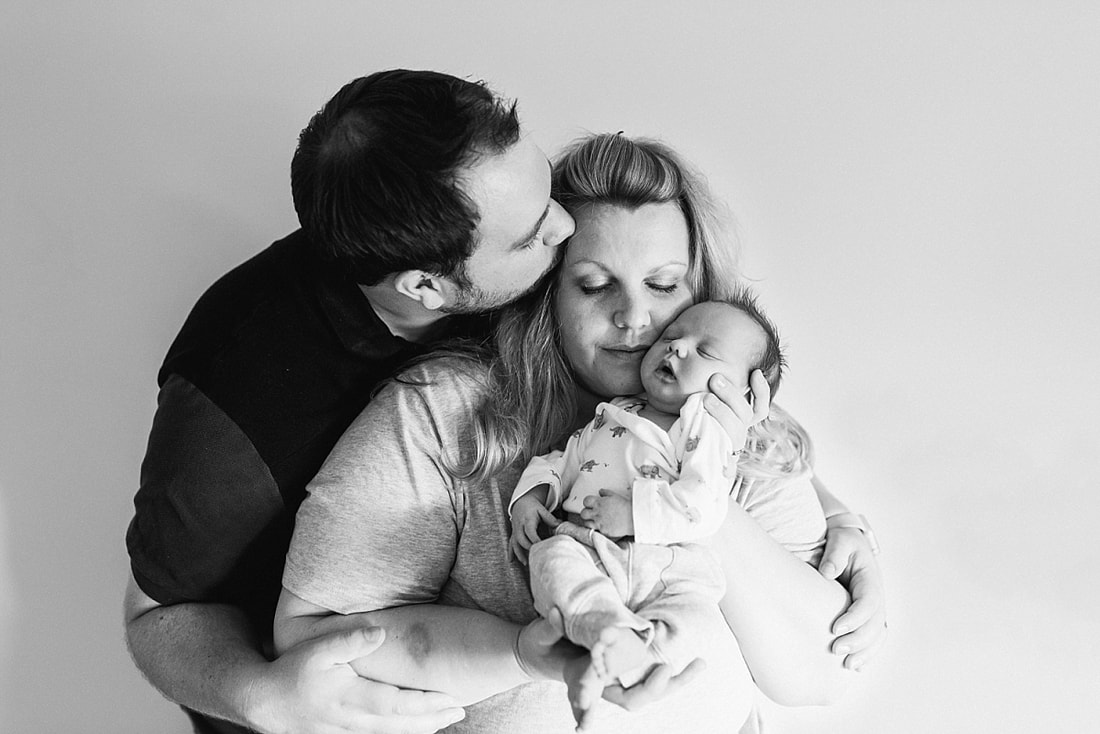 Family Portraits during newborn session by Sarah Morris Photography in Collierville, TN