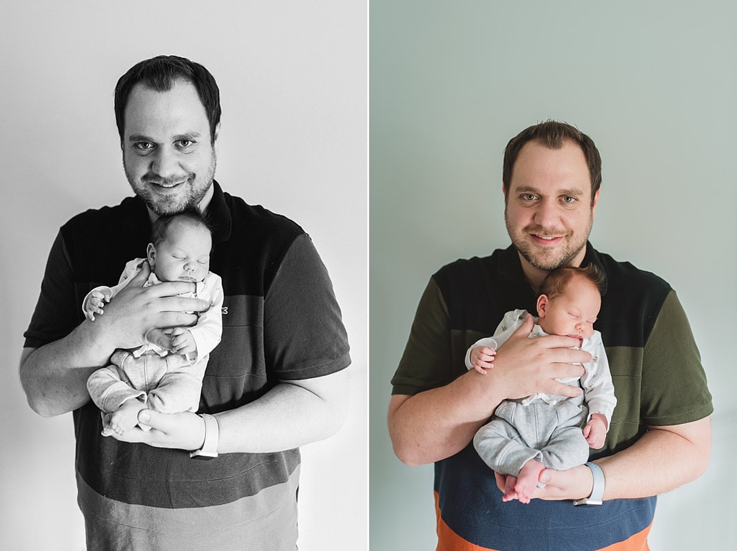 Family Portraits during newborn session by Sarah Morris Photography in Collierville, TN