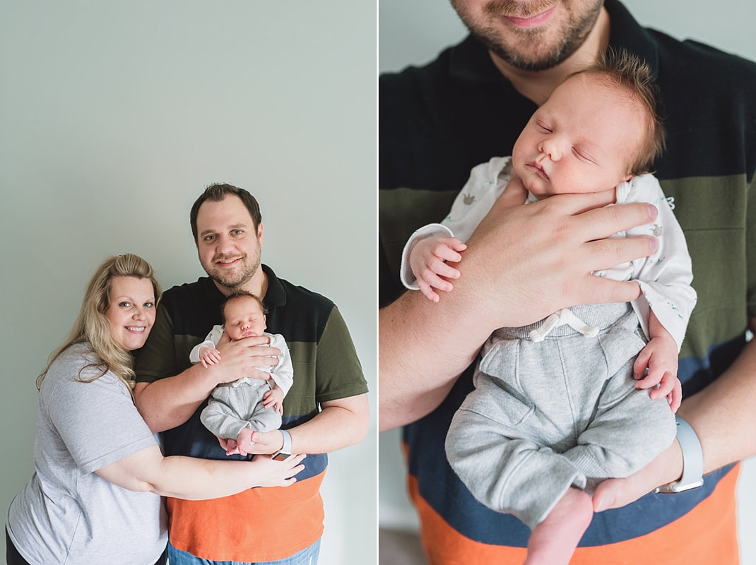 Family Portraits during newborn session by Sarah Morris Photography in Collierville, TN
