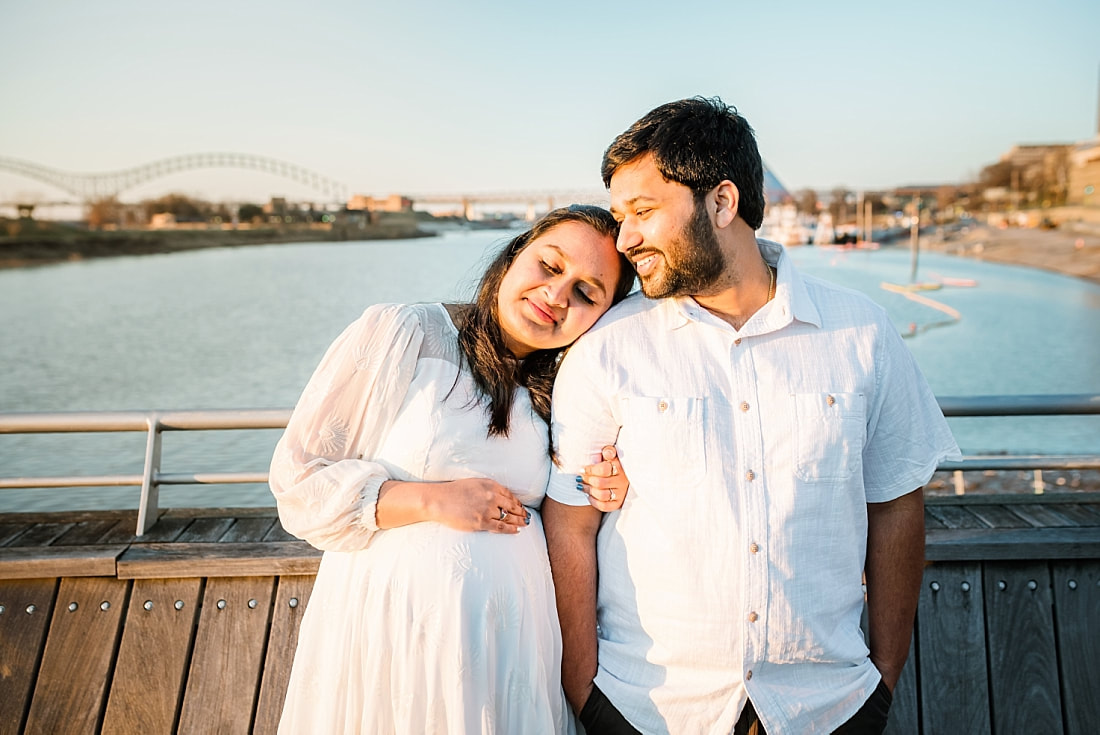 maternity photos downtown memphis