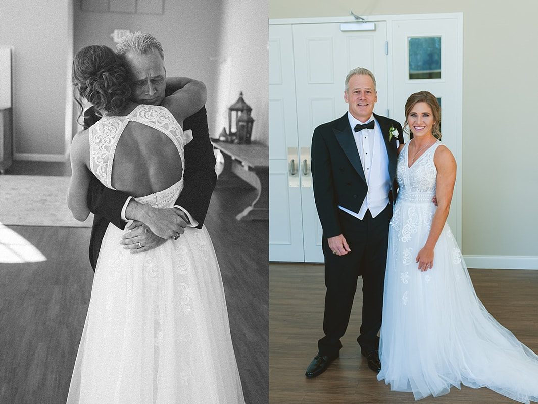 father and bride