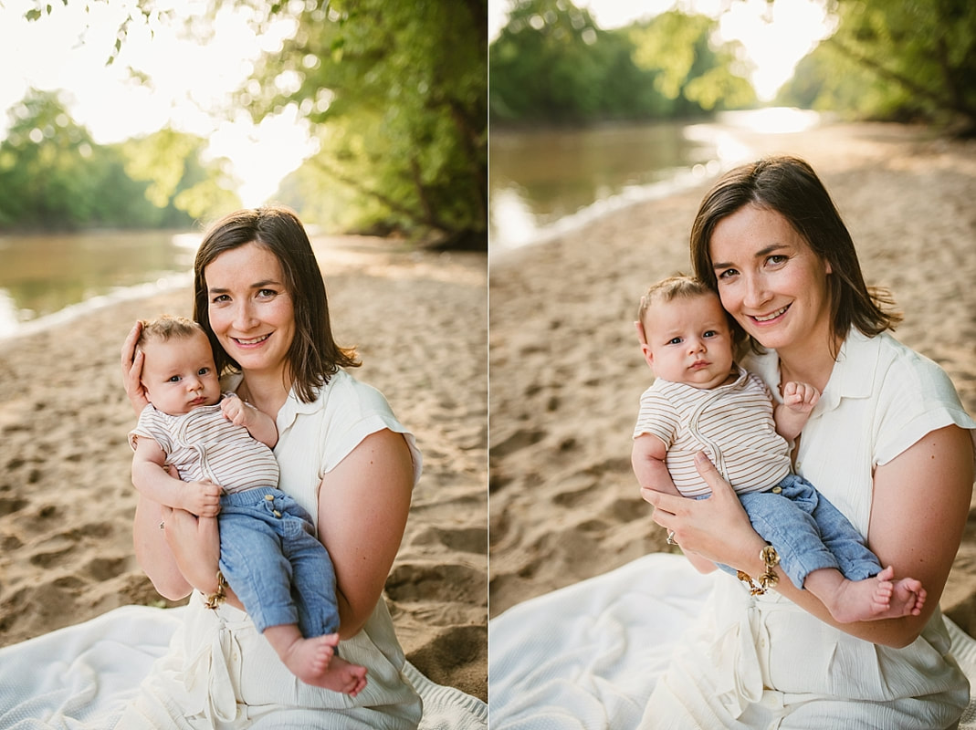 family portrait at Wolf River in Memphis, TN