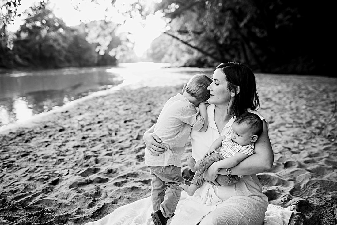 family portrait at Wolf River in Memphis, TN