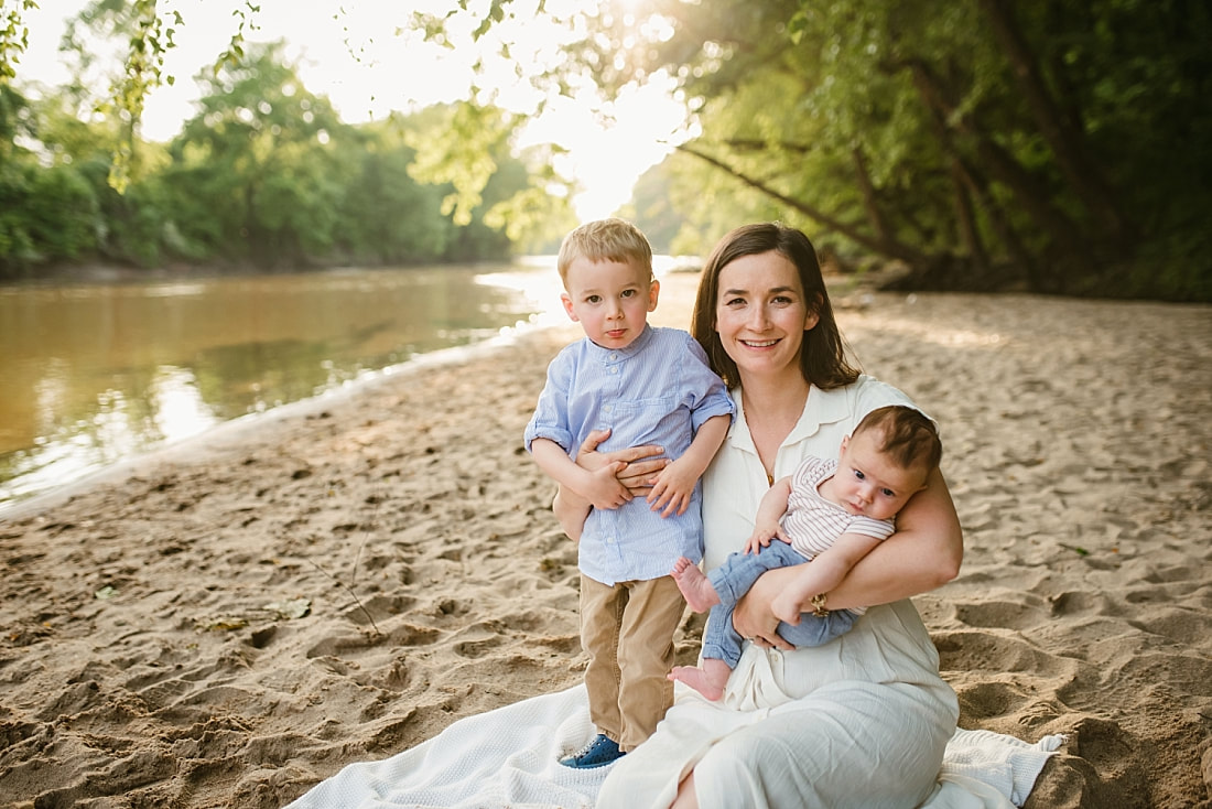 family portrait at Wolf River in Memphis, TN
