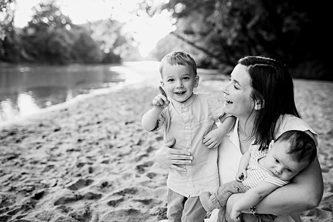 family portrait at Wolf River in Memphis, TN