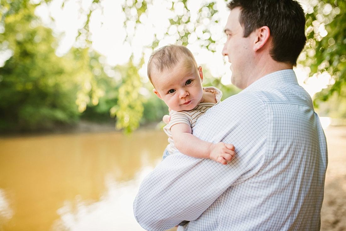 family portrait at Wolf River in Memphis, TN