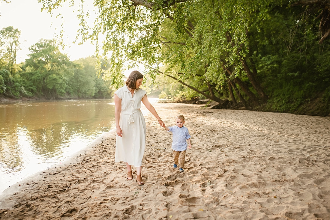 family portrait at Wolf River in Memphis, TN