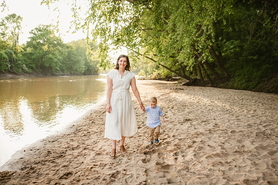 family portrait at Wolf River in Memphis, TN