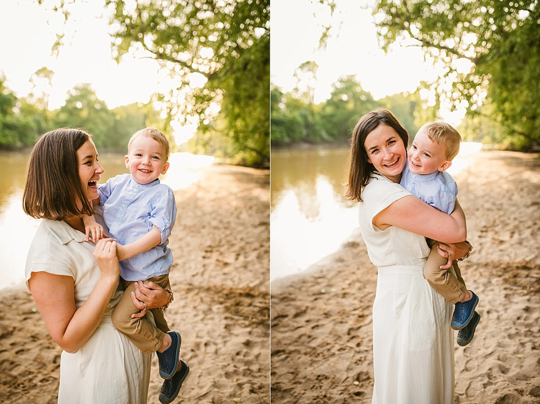 family portrait at Wolf River in Memphis, TN