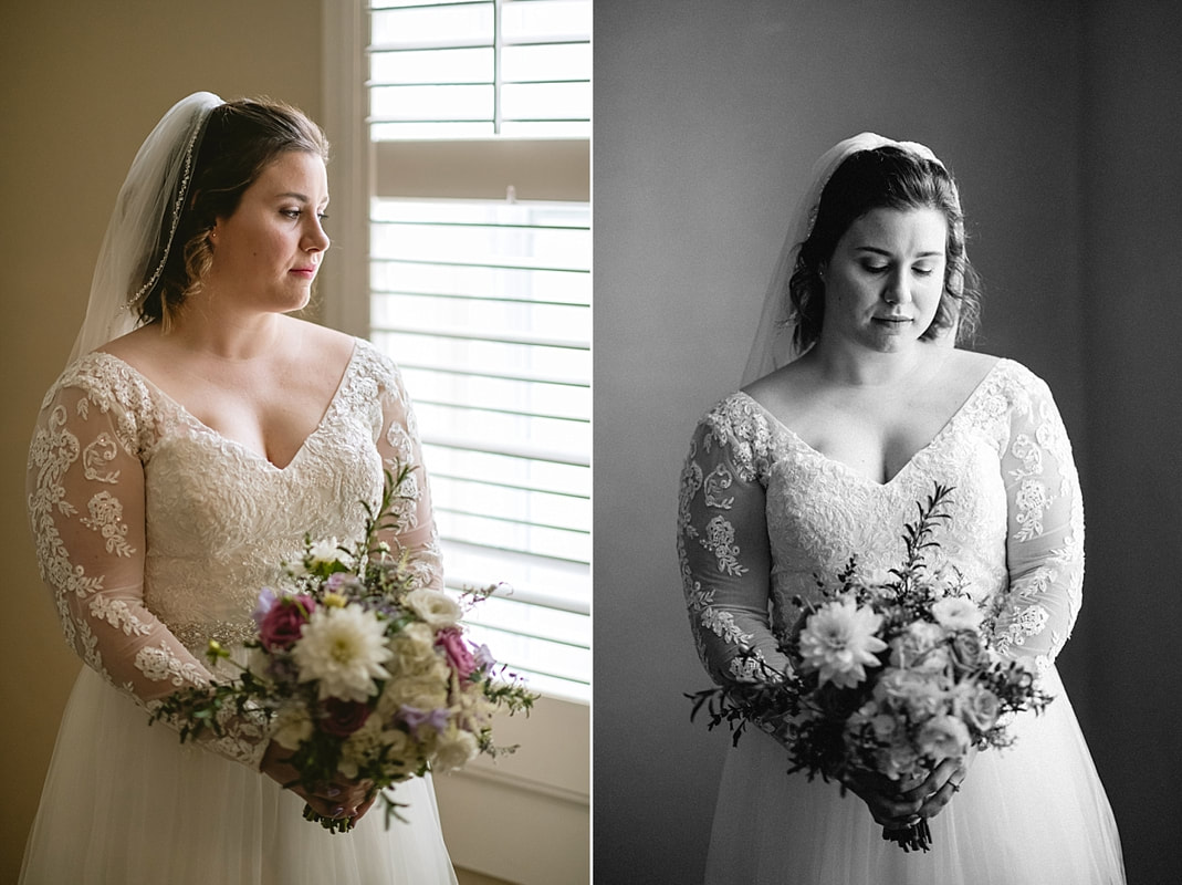 bride getting ready for wedding, Memphis wedding photographer