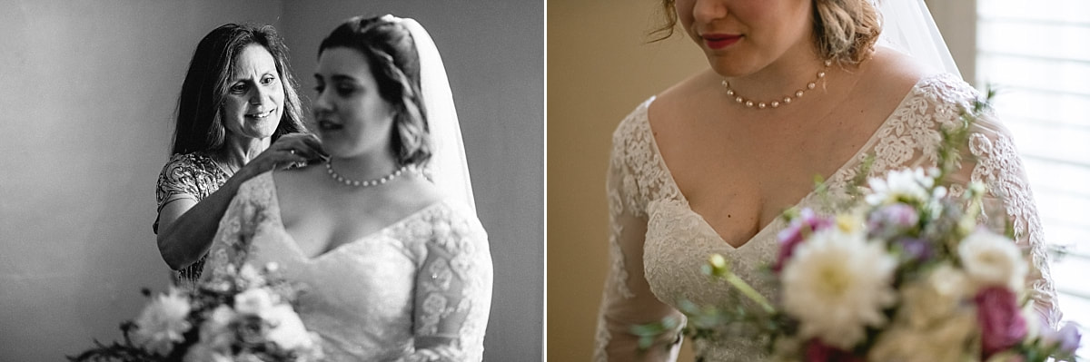 bride getting ready for wedding, Memphis wedding photographer