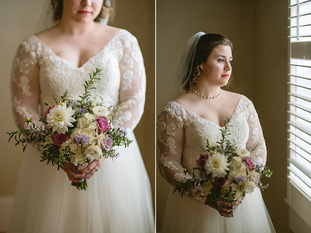 bride getting ready for wedding, Memphis wedding photographer