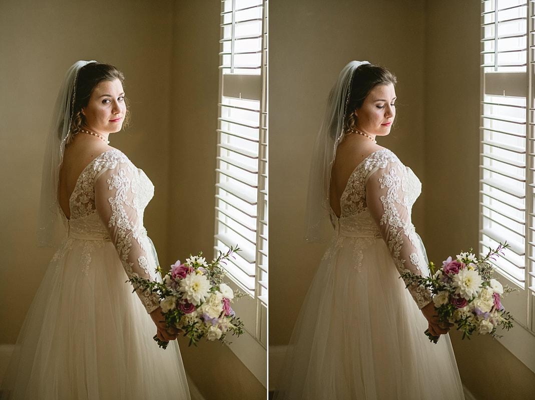 bride getting ready for wedding, Memphis wedding photographer