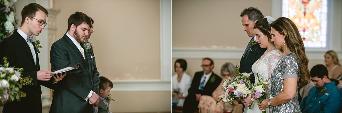 Wedding at Fillmore Street Chapel, Corinth, MS