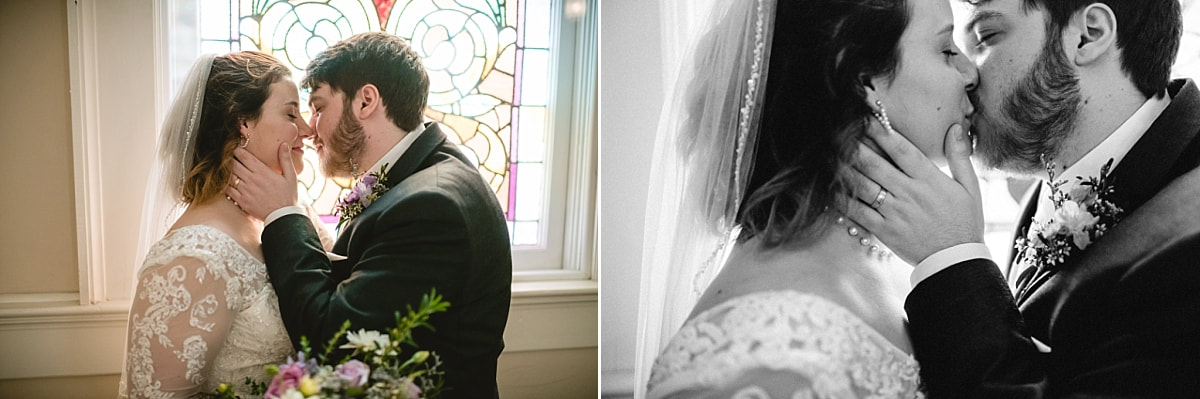 bride and groom wedding portrait at fillmore street chapel corinth, ms, Memphis wedding photographer