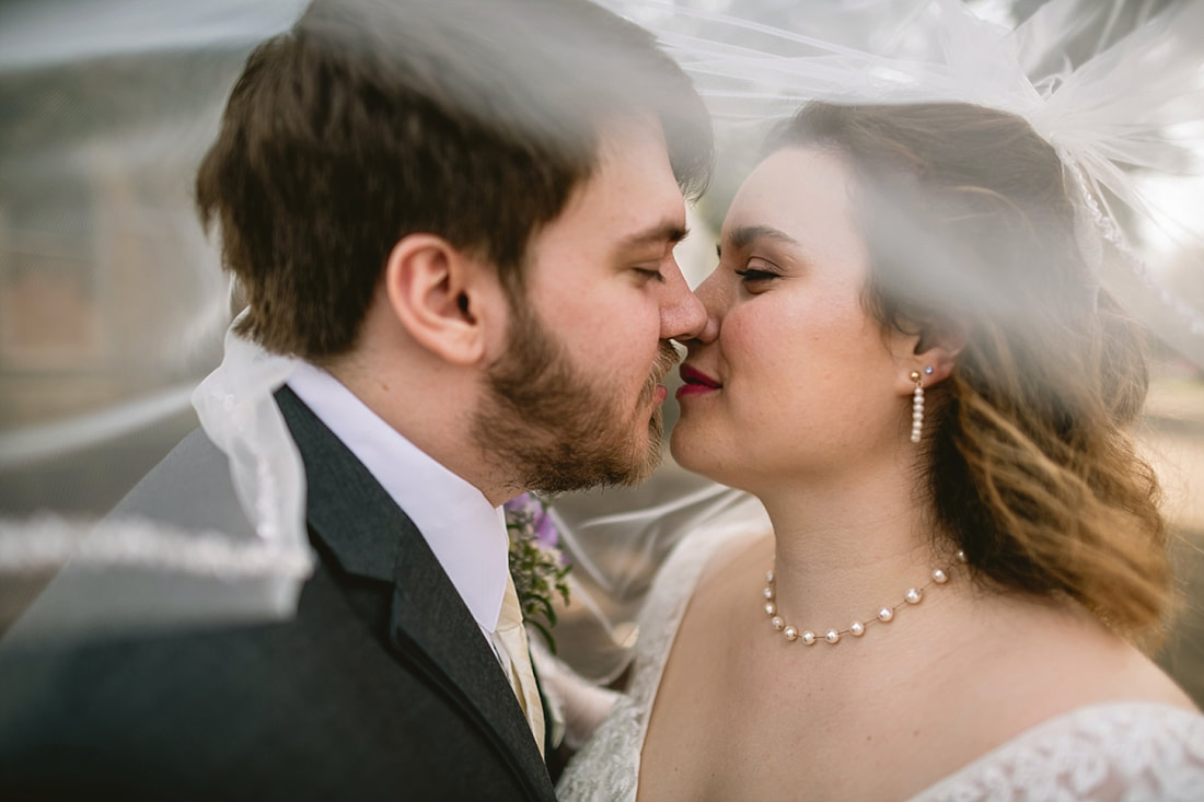 bride and groom wedding portrait at fillmore street chapel corinth, ms, Memphis wedding photographer