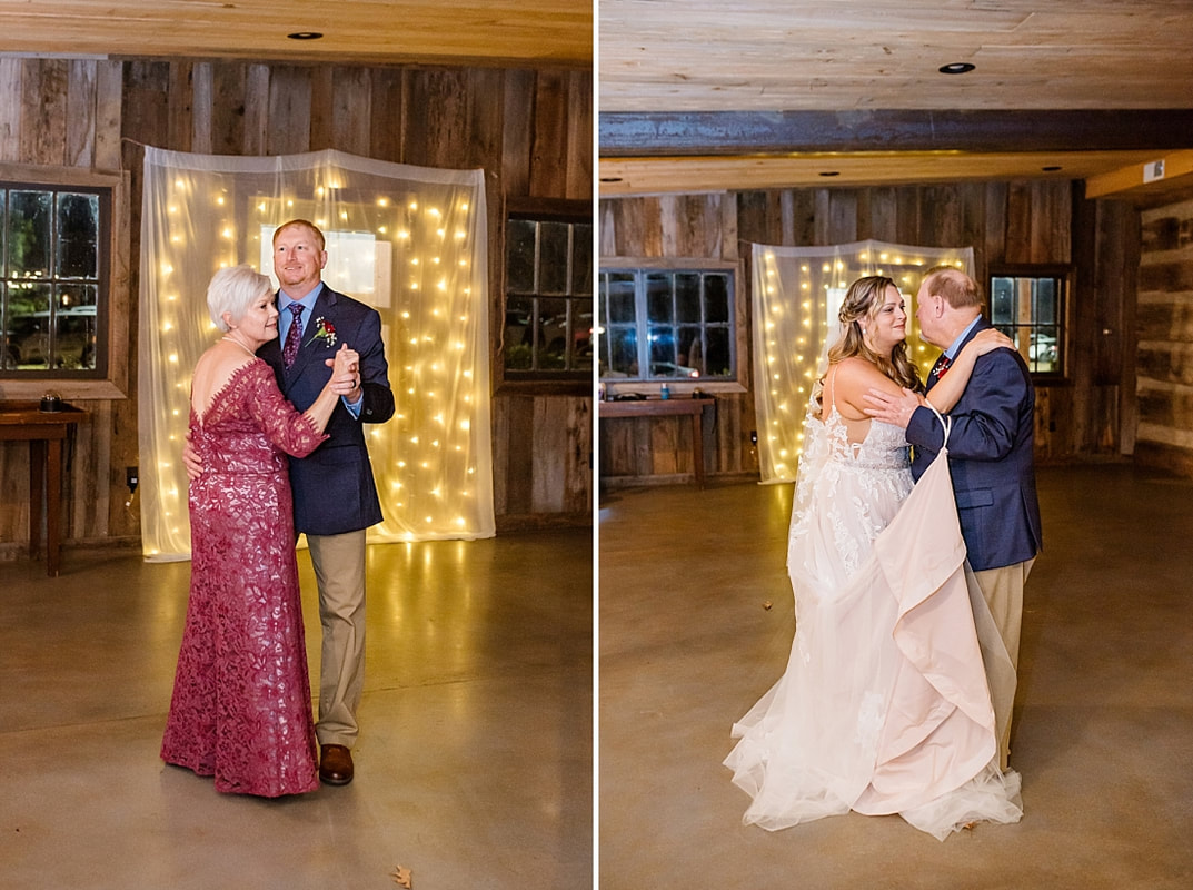 Wedding Reception in the barn at Green Frog Farm