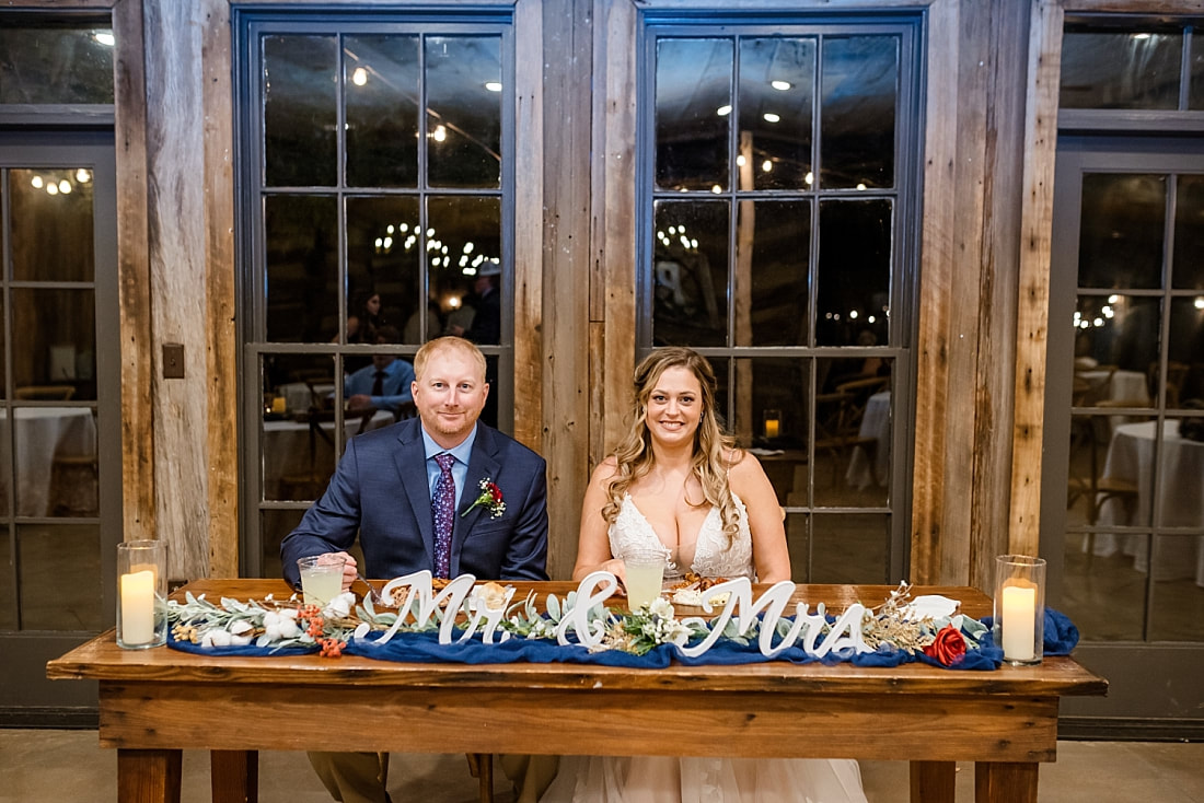 Wedding Reception in the barn at Green Frog Farm