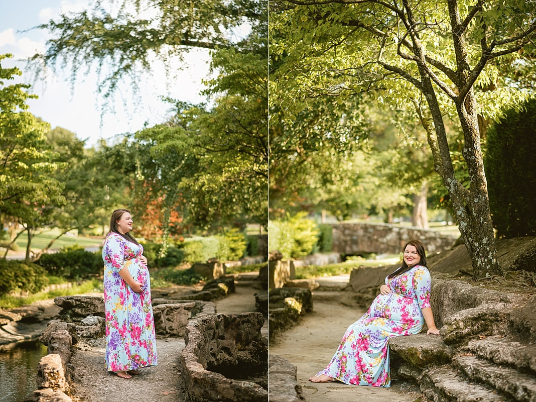 maternity pictures at Memorial Park in Memphis, TN