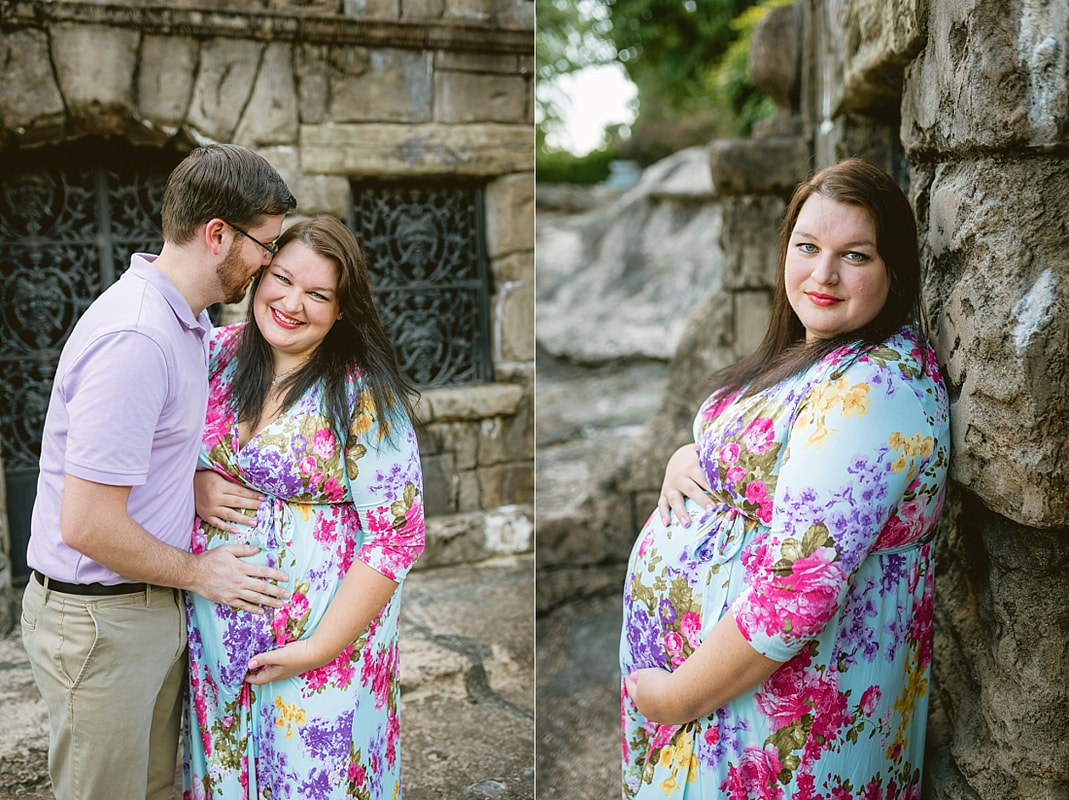 maternity photoshoot at Memorial Park in Memphis, TN