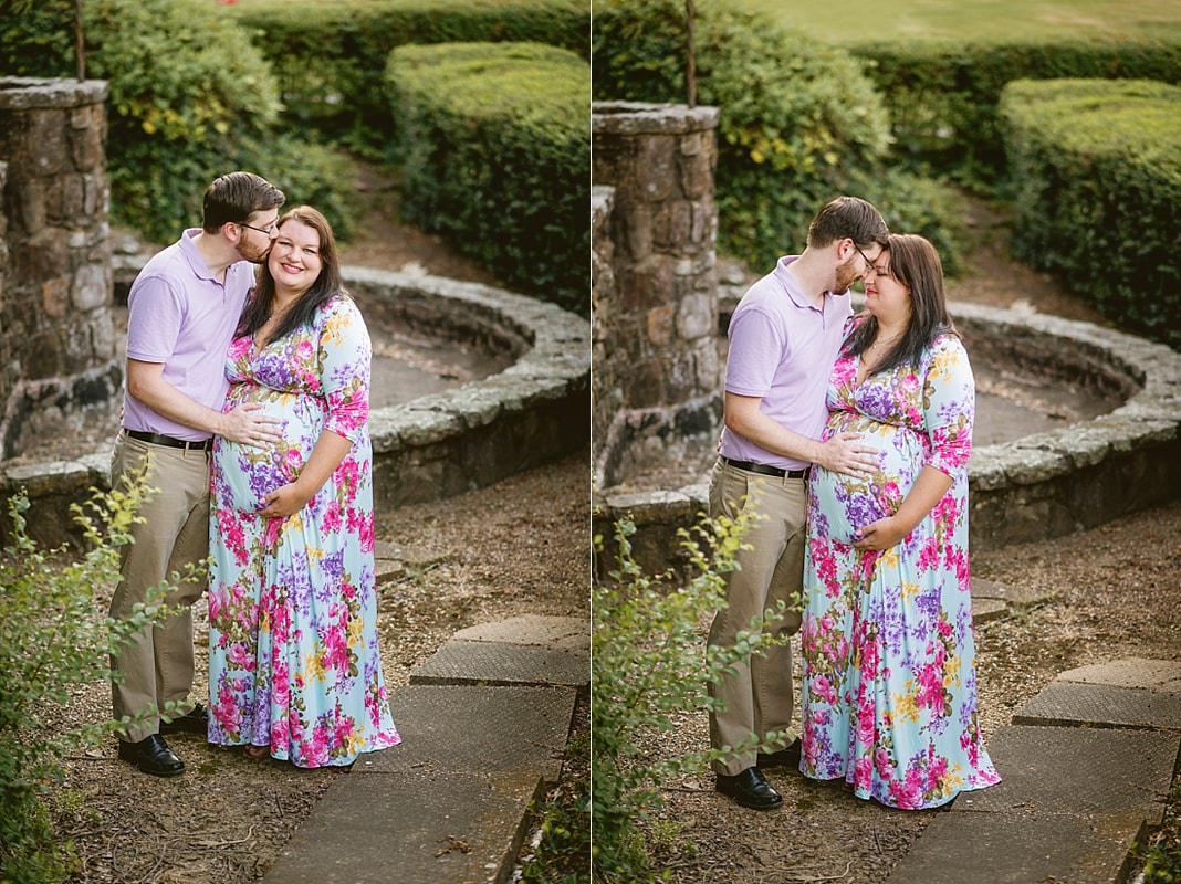 maternity photoshoot at Memorial Park in Memphis, TN