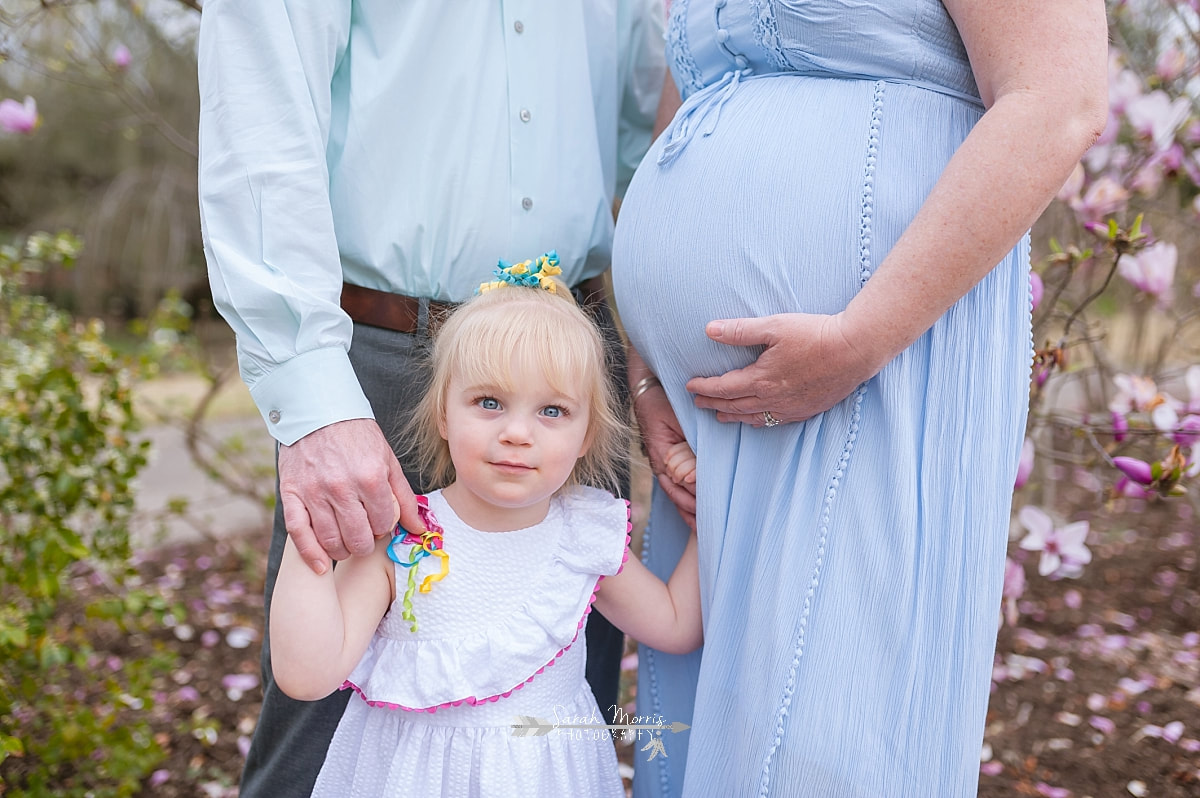 Memphis maternity photography for a rainbow baby at Memphis Botanic Garden by Sarah Morris Photography