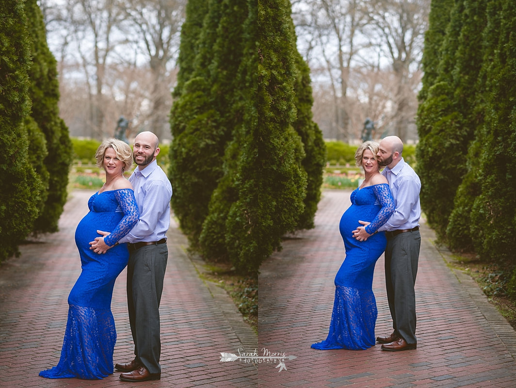 Memphis maternity photography for a rainbow baby at Memphis Botanic Garden by Sarah Morris Photography