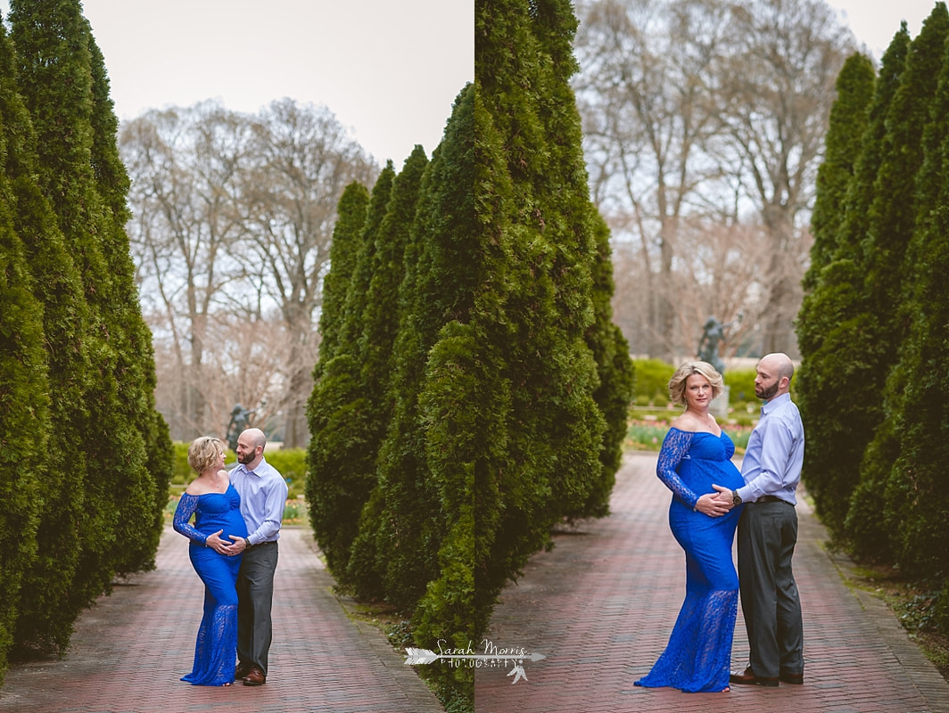 Memphis maternity photography for a rainbow baby at Memphis Botanic Garden by Sarah Morris Photography