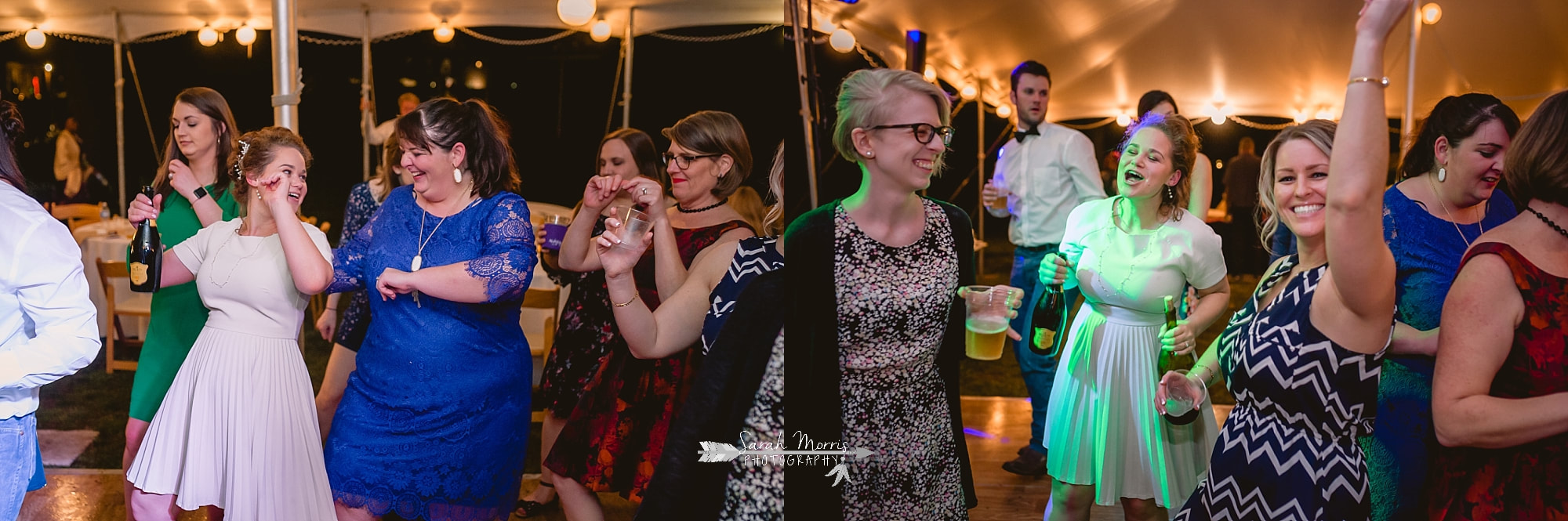 wedding reception at backyard wedding in bartlett, tn , memphis wedding photographer