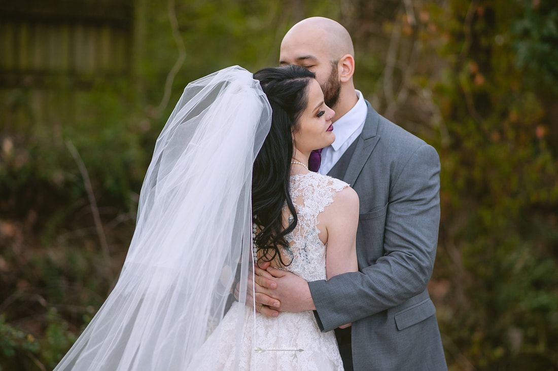 bridal portraits, wedding photos at Overton Chapel, Memphis Wedding Photographer