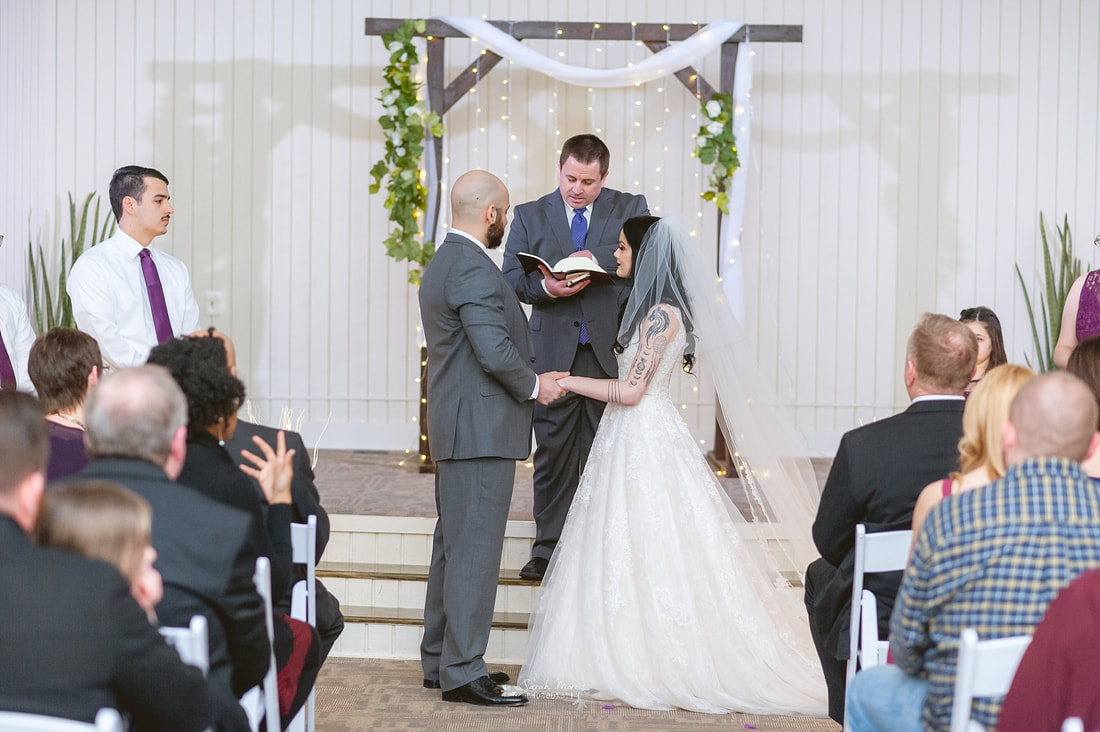 wedding ceremony at Overton Chapel, Memphis Wedding Photographer