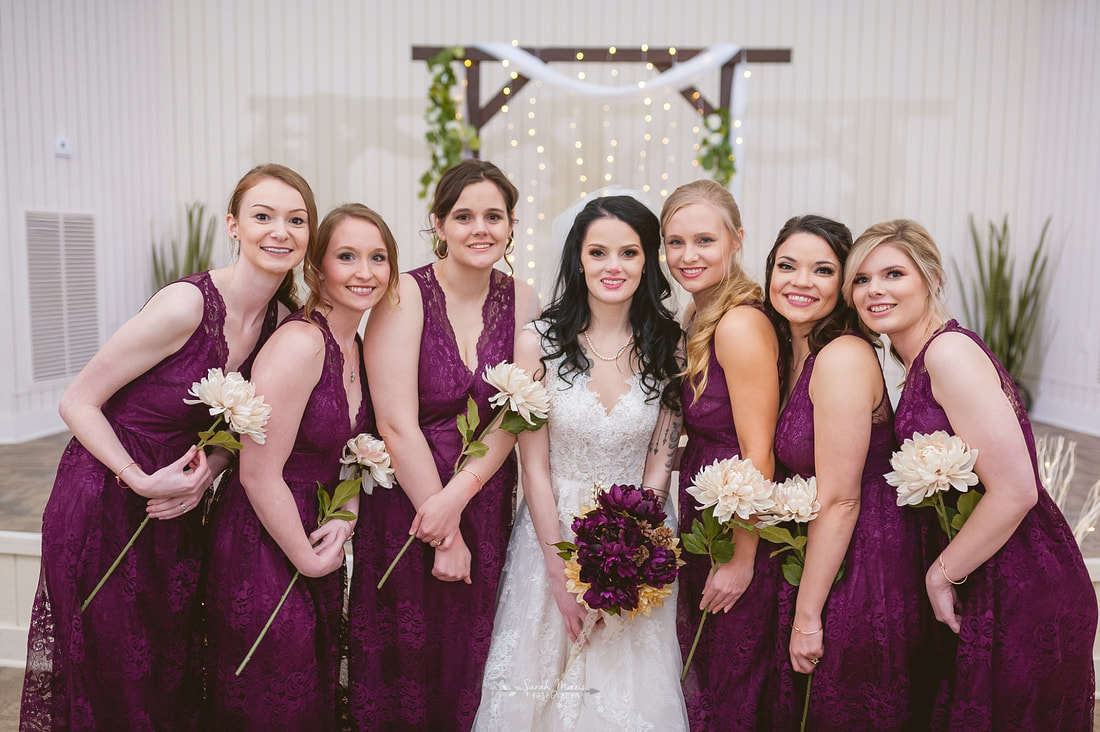 wedding party photos at Overton Chapel, Memphis Wedding Photographer