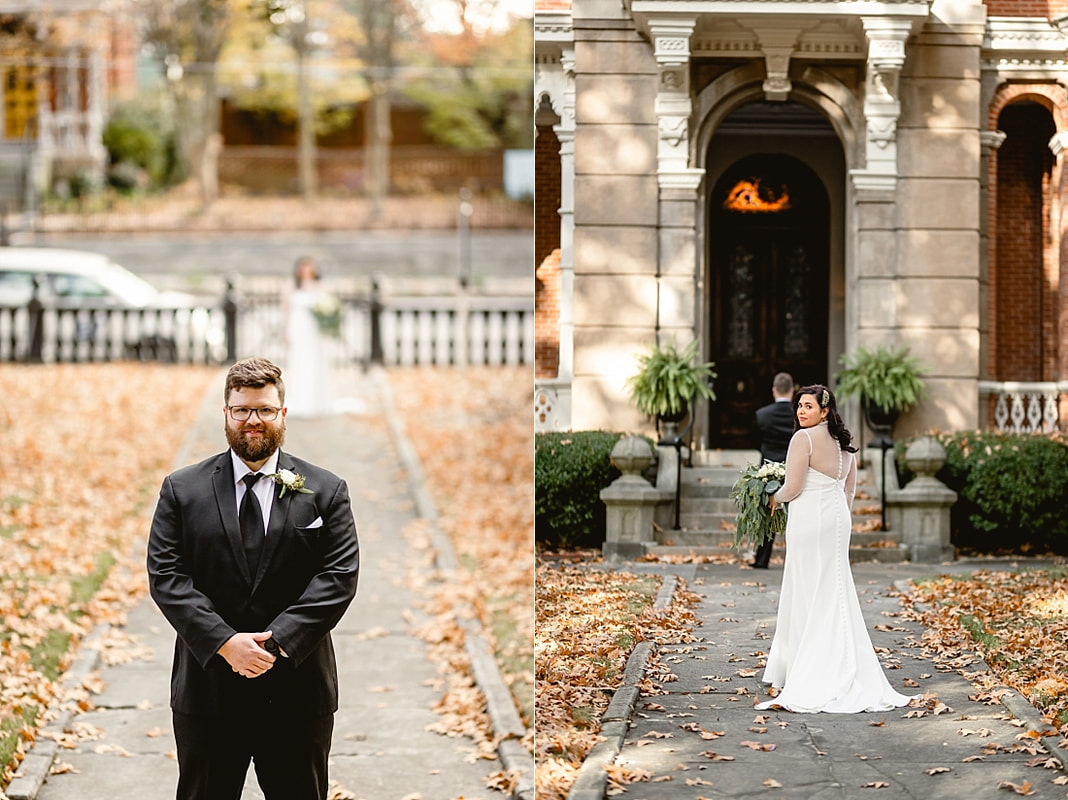 first look + Wedding at Woodruff-Fontaine in Memphis, TN