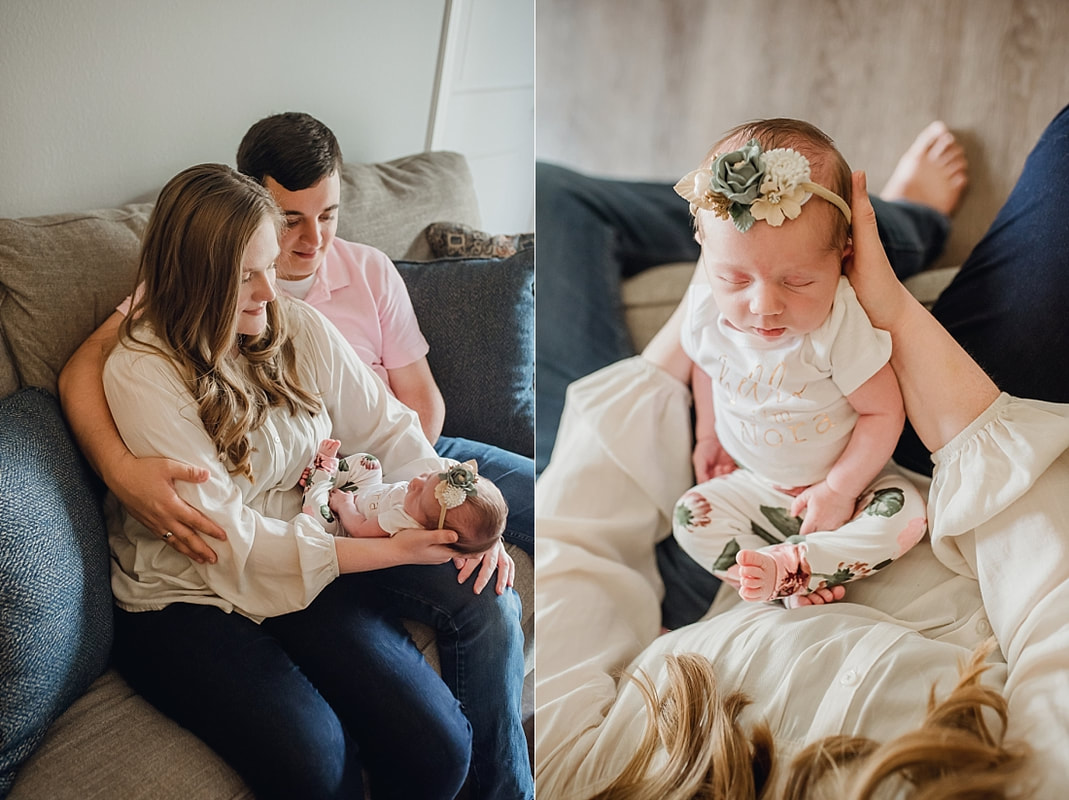 newborn photoshoot ideas at home - Memphis Newborn Photography