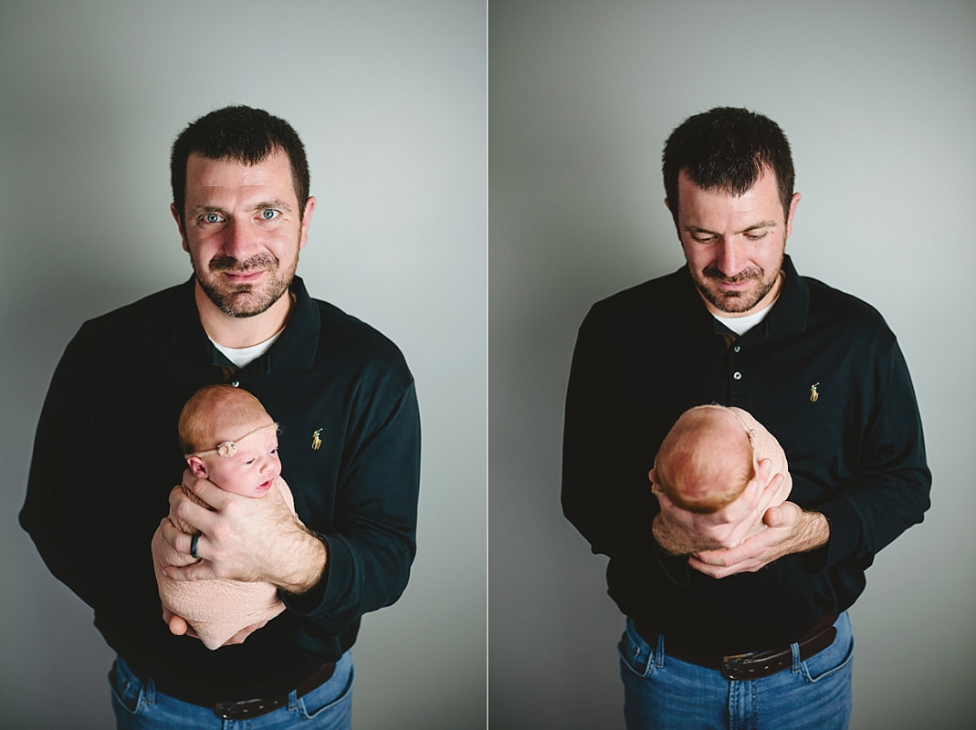 dad with newborn in Memphis, TN