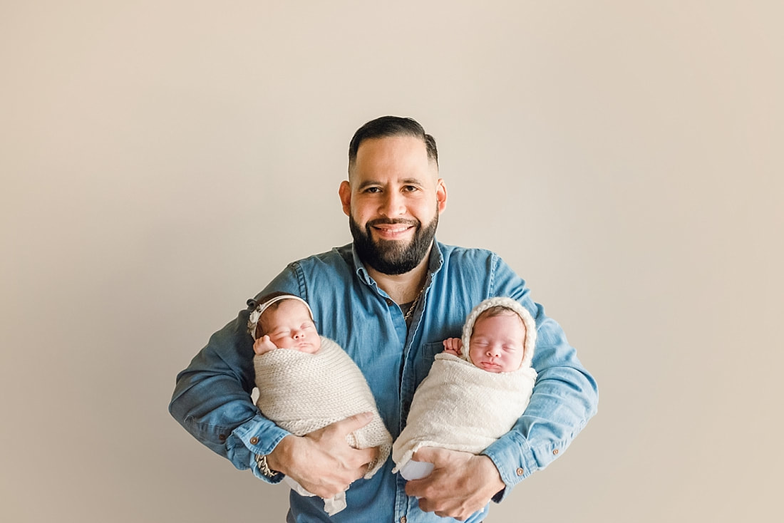 Twin Newborn Portraits in Memphis, TN