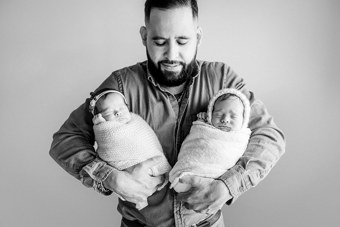 Twin Newborn Portraits in Memphis, TN