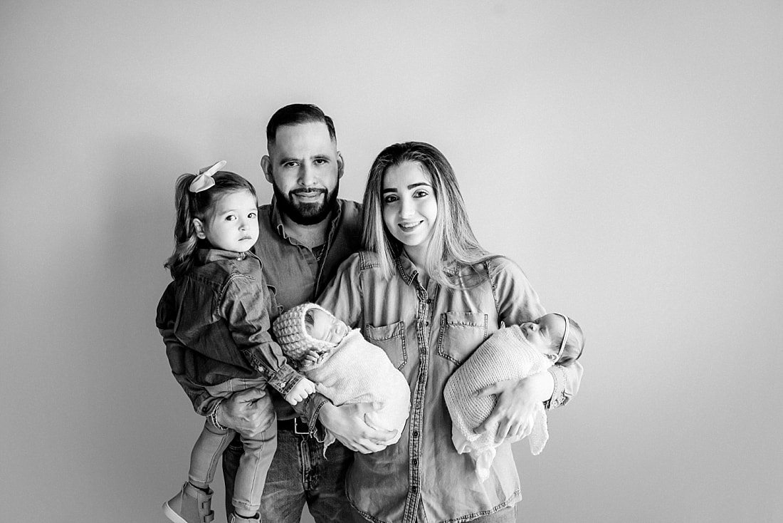 Twin Newborn Portraits in Memphis, TN