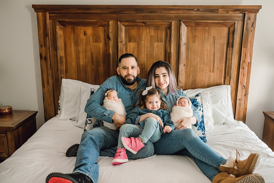 Twin Newborn Portraits in Memphis, TN