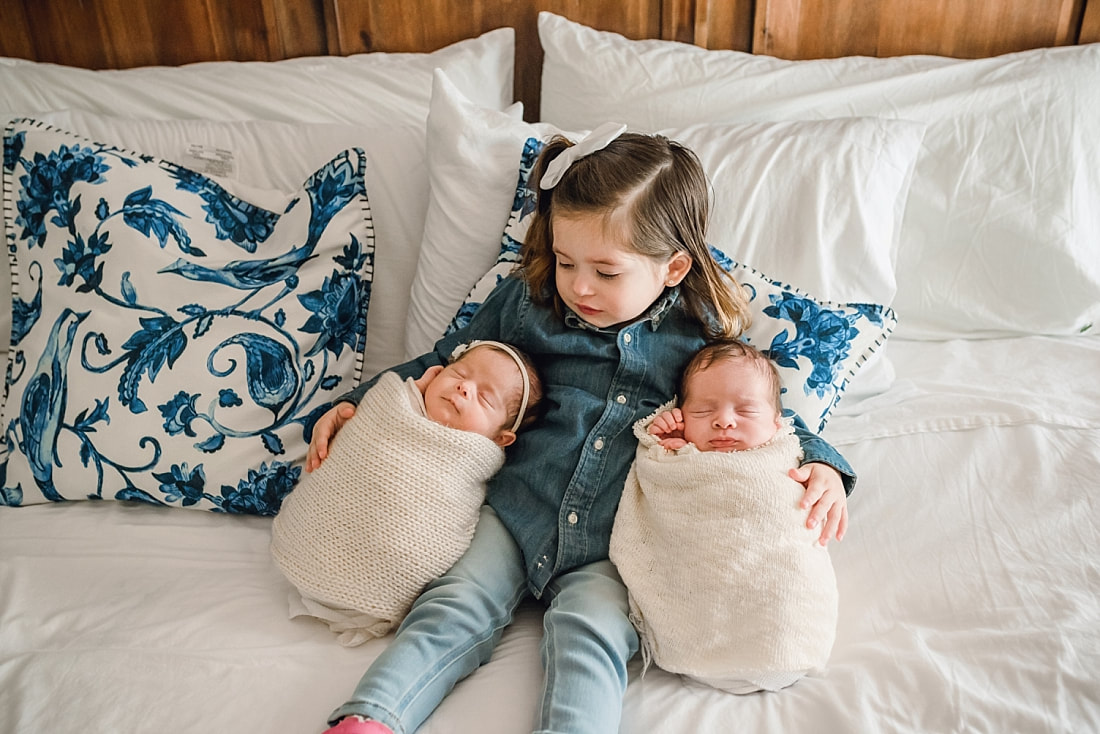Twin Newborn Portraits in Memphis, TN
