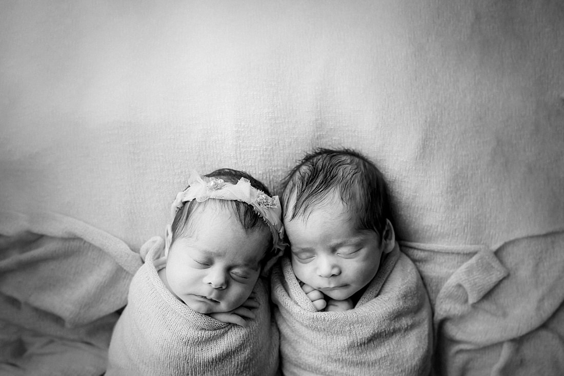 Twin Newborn Portraits in Memphis, TN
