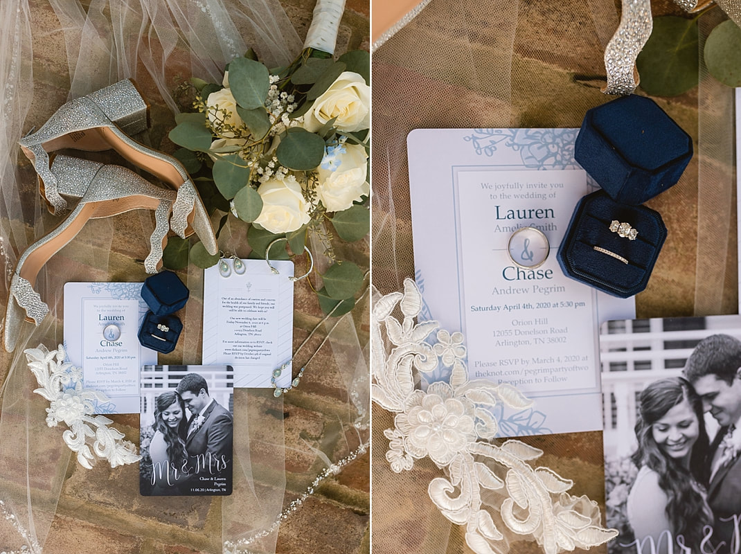 Bridal Details at Orion Hill in Arlington, TN