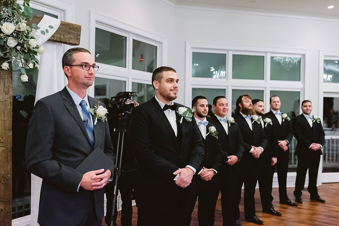 wedding ceremony at Orion Hill in Arlington, TN