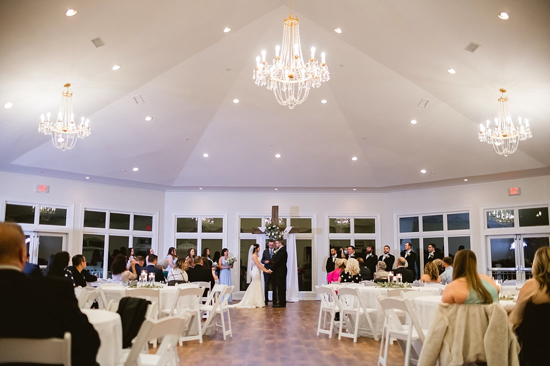 wedding ceremony at Orion Hill in Arlington, TN
